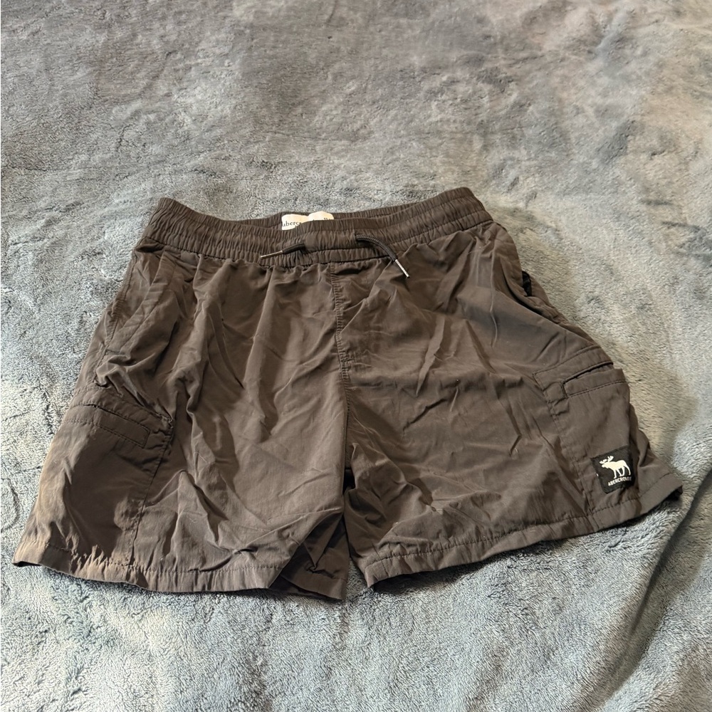 Abercrombie Kids Dark Gray Athletic Shorts